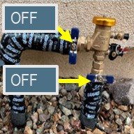 pvb backflow off